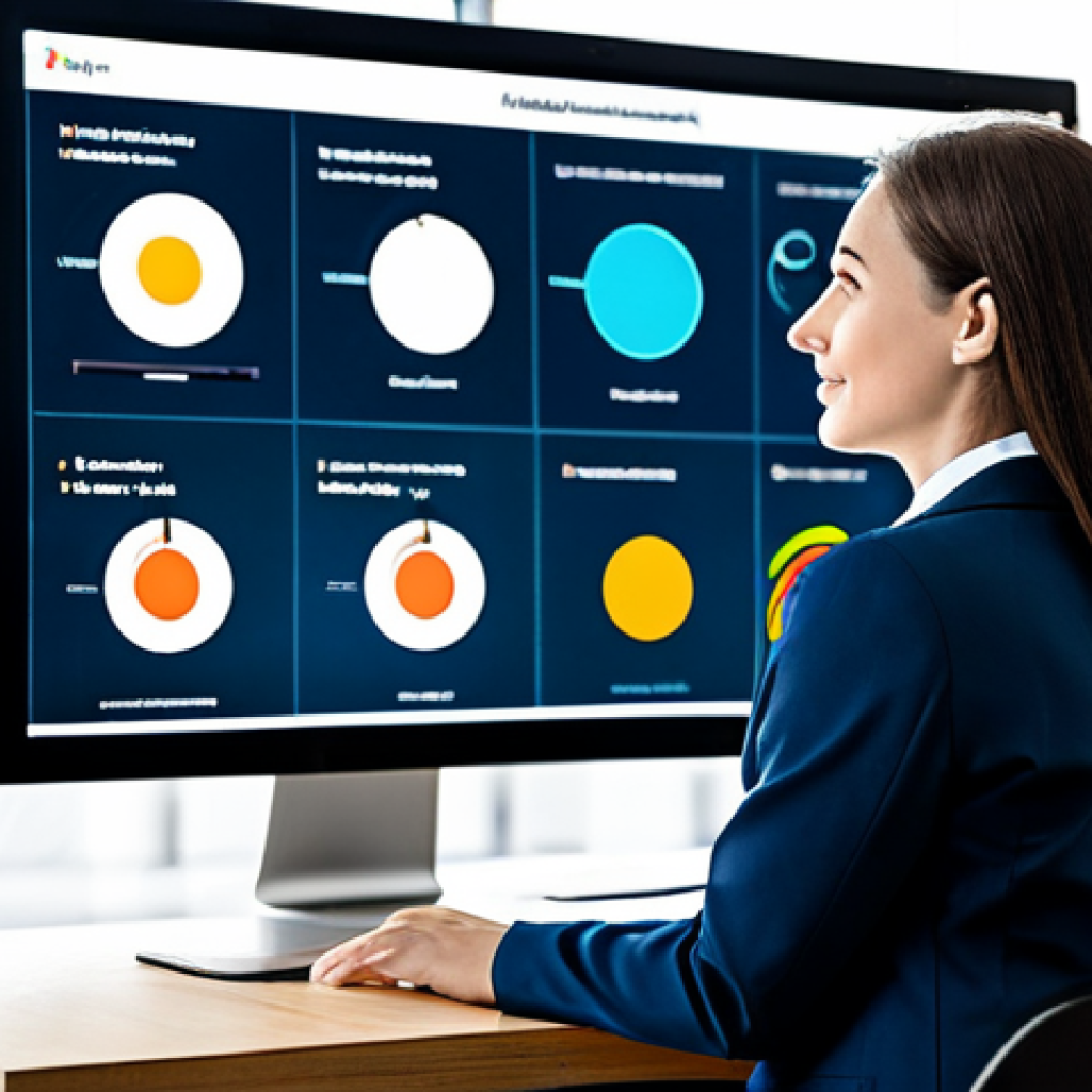 A professional community manager in a modest business suit, seated at a modern desk in a clean, contemporary office, thoughtfully observing a large digital interface displaying real-time community activity and engagement metrics. The subject is fully clothed, in appropriate attire, safe for work, with perfect anatomy, correct proportions, well-formed hands, and natural body proportions, captured in a natural pose, evoking professional photography and high quality, family-friendly content.