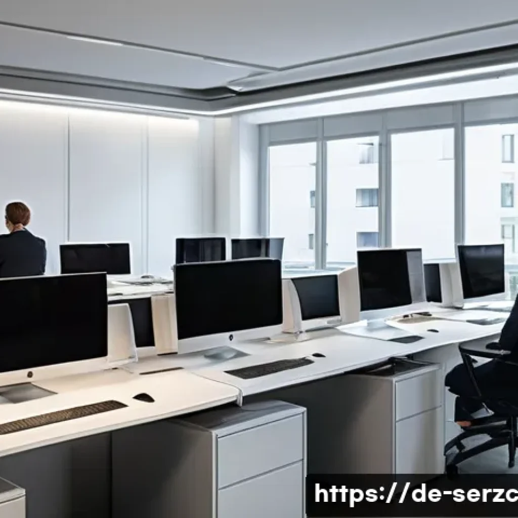 커뮤니티 기반 서비스의 법적 고려사항 - A modern community platform office scene set in Germany, showing a diverse group of professionals co...