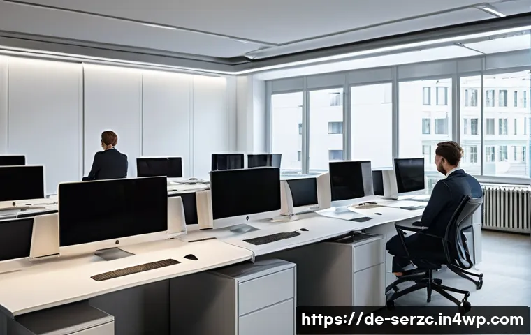커뮤니티 기반 서비스의 법적 고려사항 - A modern community platform office scene set in Germany, showing a diverse group of professionals co...