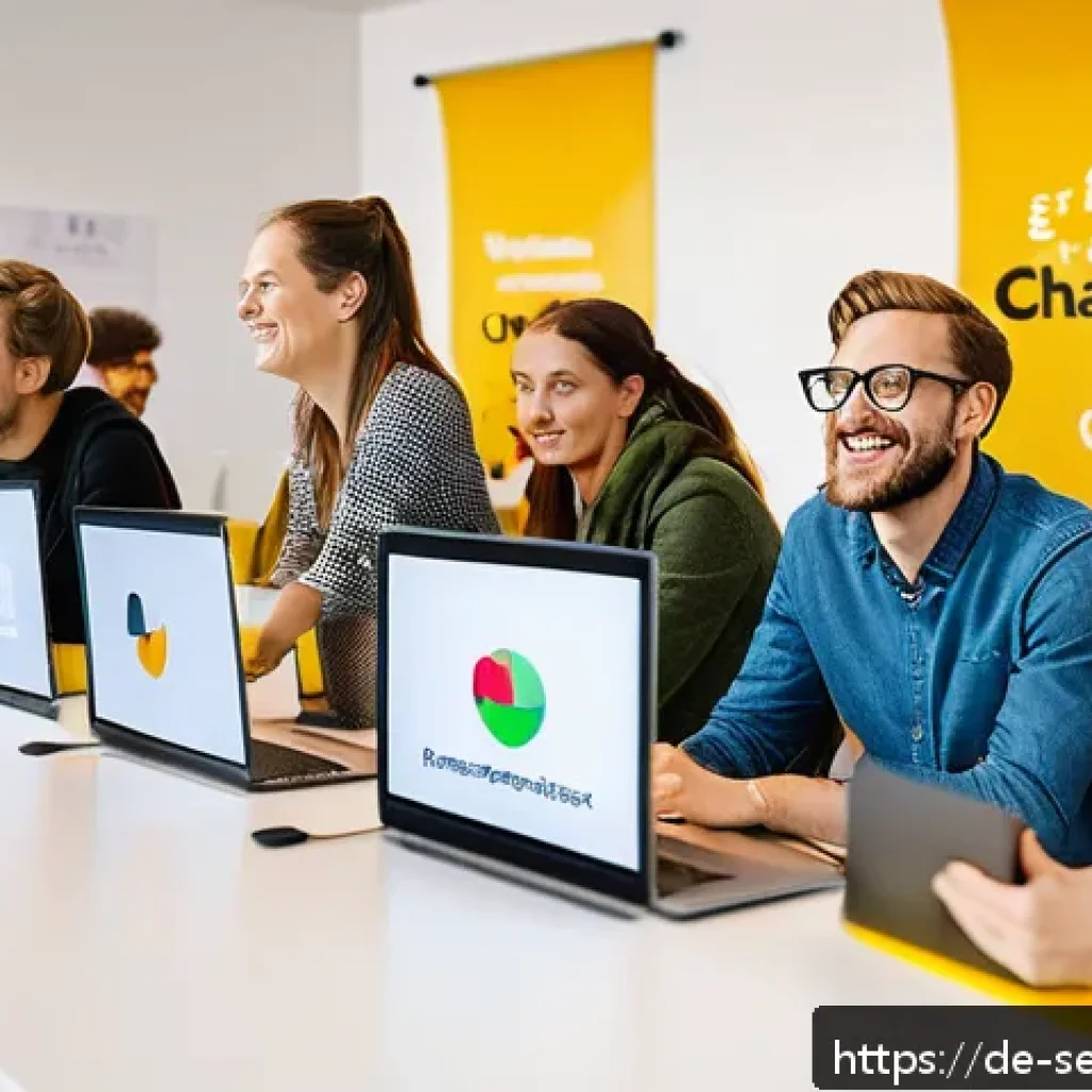 커뮤니티 운영의 효과성을 높이기 위한 방법 - A vibrant community event scene set in a modern German coworking space, featuring diverse adults eng...